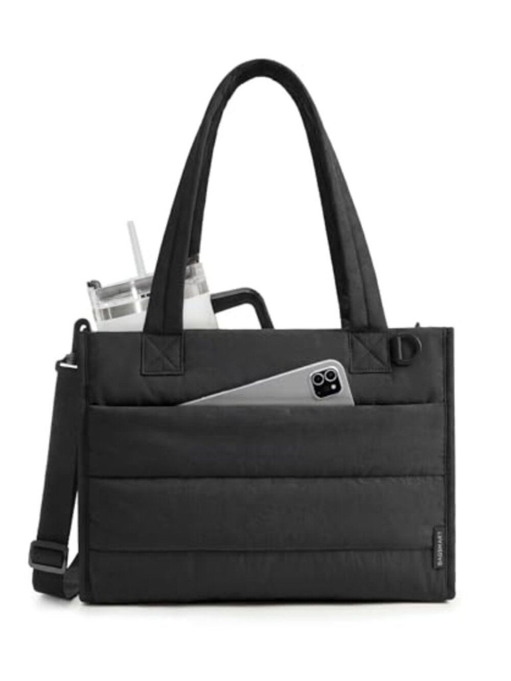14L Puffer Shoulder Bag Lightweight Tote Crossbody Quilted